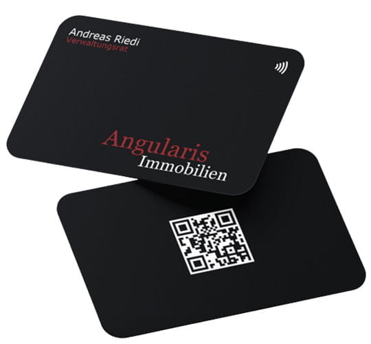 NFC Visitenkarten PVC - Angularis Anstalt