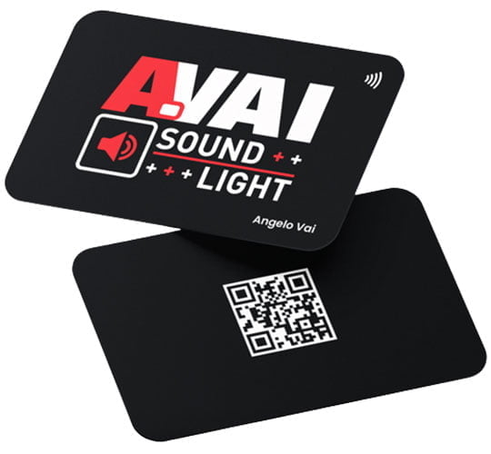 NFC Visitenkarten PVC - Avai Sound&Light
